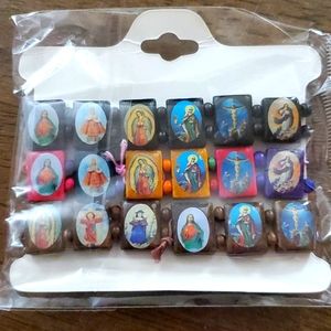 Set of 3 religious bracelets